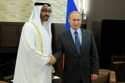 Путин встретился с наследным принцем Абу-Даби