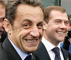 Медведев и Саркози скорректировали свой план