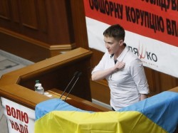 Первый день в Раде Савченко начала с оскорблений