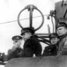 На мостике С-15. Крайний справа - капитан 3 ранга Г. Васильев