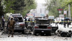 При взрыве в Кабуле пострадали трое военных НАТО