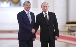 В Кремле прошли переговоры президентов России и Киргизии