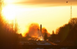 В России рухнула запущенная с Плесецка ракета