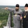 Владыка Арсений и Патриарх Кирилл на Святых горах.