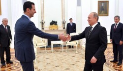Асад поблагодарил Путина за помощь в борьбе с терроризмом