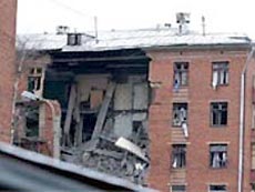 В Липецкой области дом треснул от взрыва