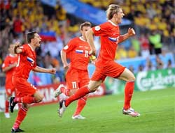 Сборная России - в четвертьфинале Евро-2008