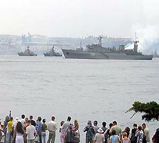 Украина протестует против стрельб Черноморского флота