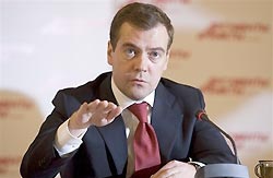 Запад о Медведеве