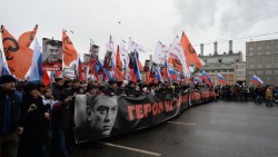 В России прошли акции в память о Борисе Немцове 