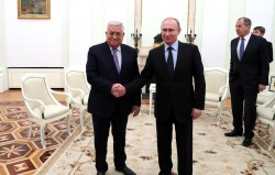 Путин встретился с президентом Палестины Махмудом Аббасом
