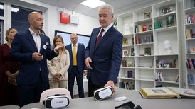 Собянин открыл в Москве первую смарт-библиотеку Собянин открыл в Москве первую смарт-библиотеку