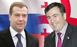 Медведев успокоил Саакашвили насчет железнодорожников