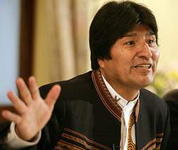 Президент Боливии впервые прибыл в Россию