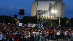 Гавана простилась с Фиделем Кастро