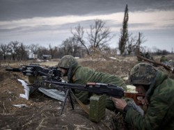 Ополченцы сбили украинский военный самолёт 