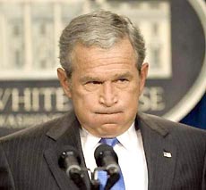 Буш обратился к нации за помощью