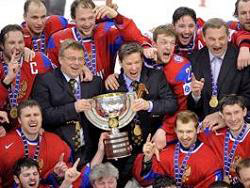 Медведев принял сборную по хоккею в Кремле