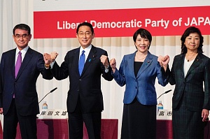 Правящая партия Японии сохранила большинство в нижней палате парламента