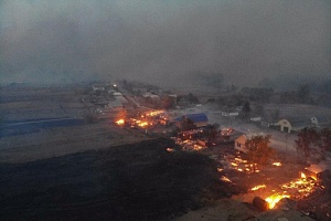 В Воронежской области из-за природных пожаров ввели режим ЧС