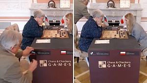 На ЧМ по шашкам в Польше организаторы убрали флаг России прямо во время игры На ЧМ по шашкам в Польше организаторы убрали флаг России прямо во время игры