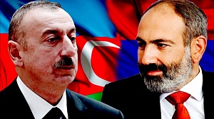 Алиев и Пашинян в ролях Бегина и Садата