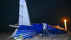 AZAL: самолёт потерпел крушение в Актау в результате внешнего вмешательства AZAL: самолёт потерпел крушение в Актау в результате внешнего вмешательства