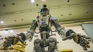 Россия впервые запустила в космос человекоподобного робота «Фёдора»