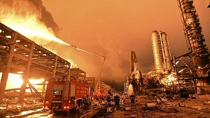На химическом заводе в Китае произошёл взрыв