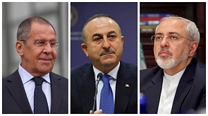 Главы МИД России, Турции и Ирана обсудили политический процесс в Сирии