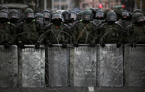 В Минске началась массовая акция протеста