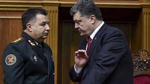 Министр обороны Украины ушел с воинской службы 