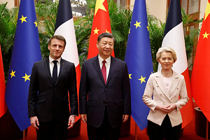 Си Цзиньпин встретился в Париже с Макроном и фон дер Ляйен