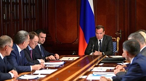 Медведев поручил взять под контроль пожары в Сибири