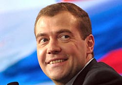 Медведев предложил американцам мир Медведев предложил американцам мир