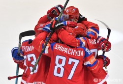 Россия вышла в полуфинал чемпионата мира по хоккею Россия вышла в полуфинал чемпионата мира по хоккею