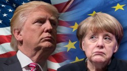 Трамп и Меркель обсудили по телефону Украину Трамп и Меркель обсудили по телефону Украину