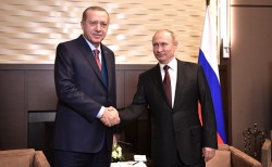 Путин встретился с Эрдоганом Путин встретился с Эрдоганом