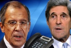 Лавров и Керри обсудили ситуацию в Сирии Лавров и Керри обсудили ситуацию в Сирии