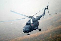 В Красноярском крае в Енисей упал Ми-8