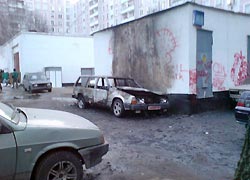 Московский пироман сжег еще одну машину