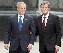 Буш вызвал к себе Ющенко