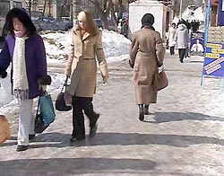 Оттепель в Москве заканчивается Оттепель в Москве заканчивается