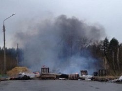Славянск подвергся артобстрелу Славянск подвергся артобстрелу