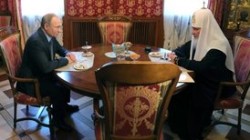 Патриарх Кирилл принимает поздравления с годовщиной интронизации Патриарх Кирилл принимает поздравления с годовщиной интронизации