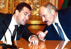 В Москве состоялась встреча Медведева и Лукашенко