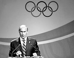 Москва согласилась на олимпийское перемирие