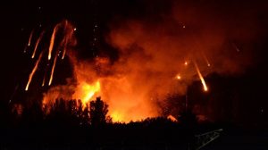 На Украине не прекращаются взрывы на военном складе На Украине не прекращаются взрывы на военном складе