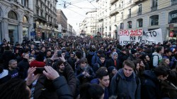 Испанские студенты бастуют