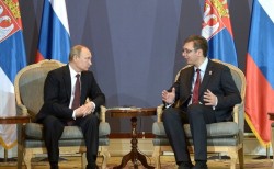 Путин встретился с премьер-министром Сербии Путин встретился с премьер-министром Сербии